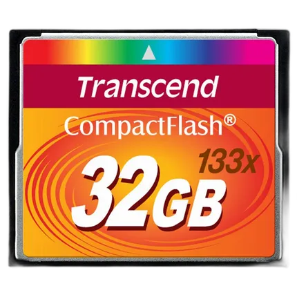 Transcend 32GB 133x Compact Flash Card