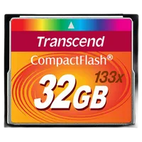 Transcend 32GB 133x Compact Flash Card 0