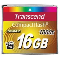 Transcend 16GB 1000x Compact Flash Card 0