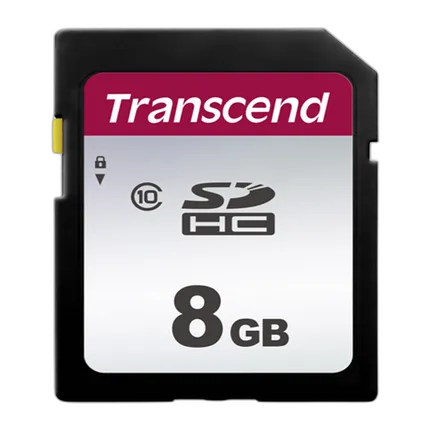 Transcend 8GB SDHC Class 10 Flash Memory Card