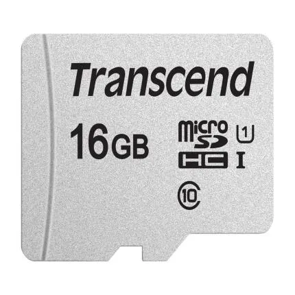 Transcend 16GB 300S UHS-I microSDHC Memory Card with SD Adapter