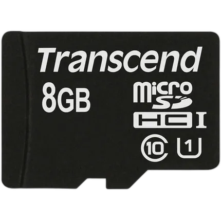 Transcend 8GB UHS-1 Class 10 Micro SDHC Memory Card - SEE GND2343 (16GB)