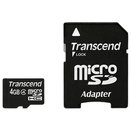 Transcend 4GB Micro SDHC CL4