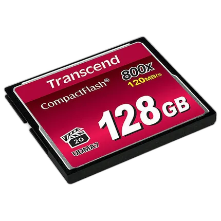 Transcend 128GB 800x Compact Flash Card