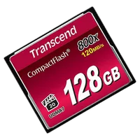 Transcend 128GB 800x Compact Flash Card 2