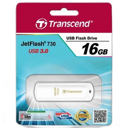 Transcend 16GB JETFLASH730 USB 3.0 Flash Drive