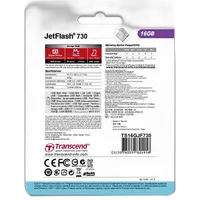 Transcend 16GB JETFLASH730 USB 3.0 Flash Drive 1