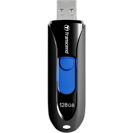 Transcend 128GB JetFlash 790 USB 3.0 Flash Drive (Black)