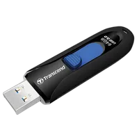 Transcend 64GB JetFlash 790 USB 3.0 Flash Drive (Black) 0