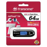 Transcend 64GB JetFlash 790 USB 3.0 Flash Drive (Black) 4