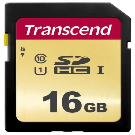 Transcend 16GB 500S UHS-I SDHC Memory Card