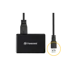 Transcend RDF8 USB 3.1 Gen 1 Card Reader (Black) 1