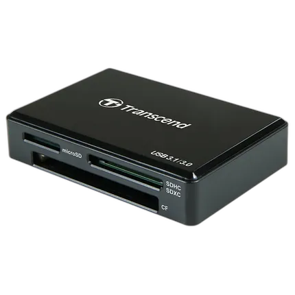 Transcend RDC8 USB 3.1 Gen 1 Card Reader (Black)