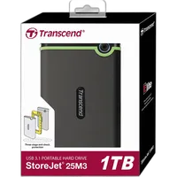 Transcend 1TB StoreJet 25M3S External Hard Drive 1