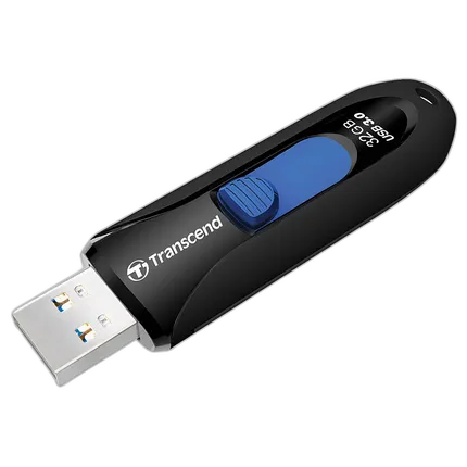 Transcend 32GB JetFlash 790 USB 3.0 Flash Drive (Black)