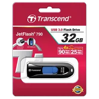 Transcend 32GB JetFlash 790 USB 3.0 Flash Drive (Black) 4