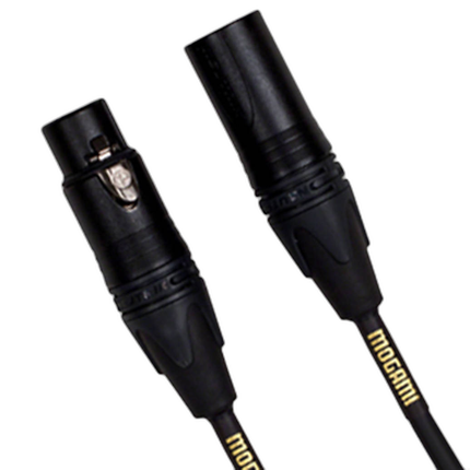 Mogami Gold Studio 15 XLR Male to XLR Female Studio Patch Cable for Microp