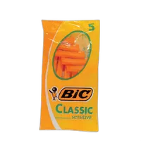 Bic Shaver 5pk Mens Shavers Sensitive 0