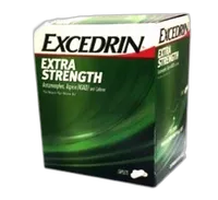 Excedrin Extra Strength Caplets 2pks Box of 25 2pks 0