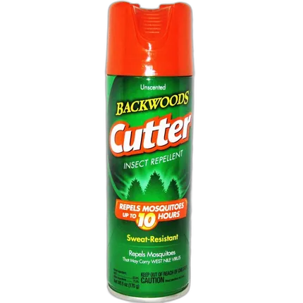 Cutter Insect Repellent 6oz Backwoods Aerosol Unscented