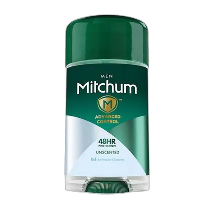 Mitchum Mens Deodorant Unscented 2.25oz Clear Gel