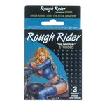 Rough Rider Condoms 3pk Studded Contempo Brand