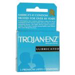 Trojan Condoms 3pk    Light Blue Lubricated