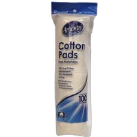 Cotton Make-Up and Nail Polish Pads 100ct Resealable Pads 0