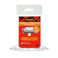 Scotch TR5851-20 Gloss Thermal Laminating Pouches for Business Cards (20 Pou 0