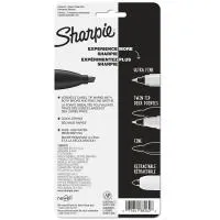 Sharpie Marker Chisel Point 2pk Black Model 38262 7