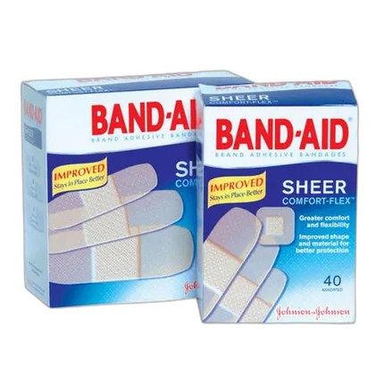 Johnson and Johnson Band Aid Plastic 30ct Assorted
