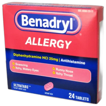 Benadryl 24ct Allergy