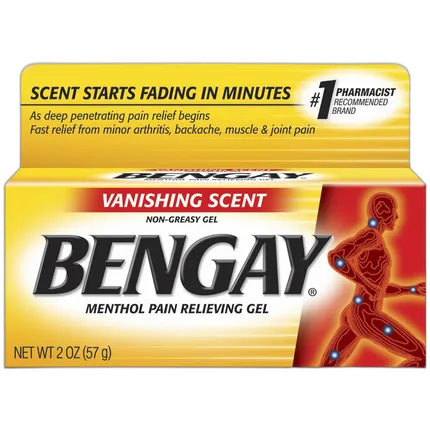 Bengay Cream 2oz Yellow Vanishing Non-Greasy (1-Pack)