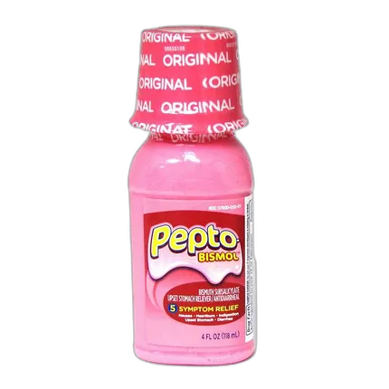 Pepto Bismol Liquid 4oz Original Flavor