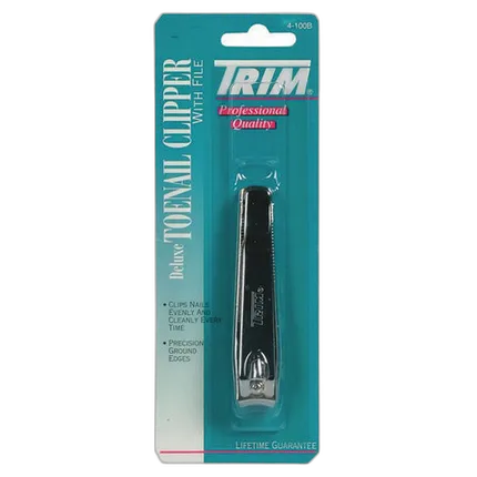 Trim Toe Nail Clipper Deluxe Professional Quality