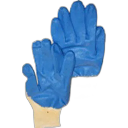 Blue Palm Knit Gloves All Purpose Work Gloves