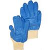 Blue Palm Knit Gloves All Purpose Work Gloves