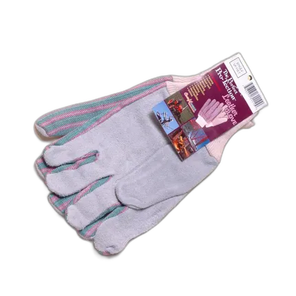 Leather Palm Gloves Knit Wrist All Purpose Work Gloves (Brands Vary)