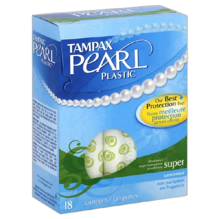Tampax Pearl Tampons 10pack Super Unscented