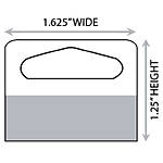 Hang Tabs Quantity of 20 Pieces On A Sheet (individual piece 1.5in x 1.18in)