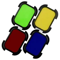 Godox Barndoor Kit with 4 Color Gels for AD200 Speedlight Head 1