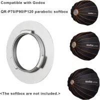 Godox Mount Speed Ring for QR-P70, QR-P90, QR-P120 Softboxes 1