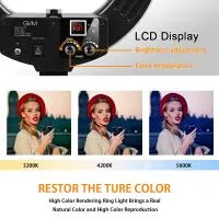 GVM Bi-Color LED Ring Light (14in) 4