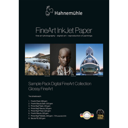 Hahnemuehle Glossy FineArt Sample Pack