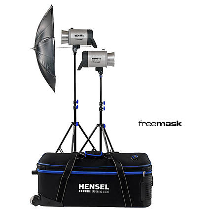 Hensel Integra Plus Power Factory Kit with Stands (1000 Total W/s)