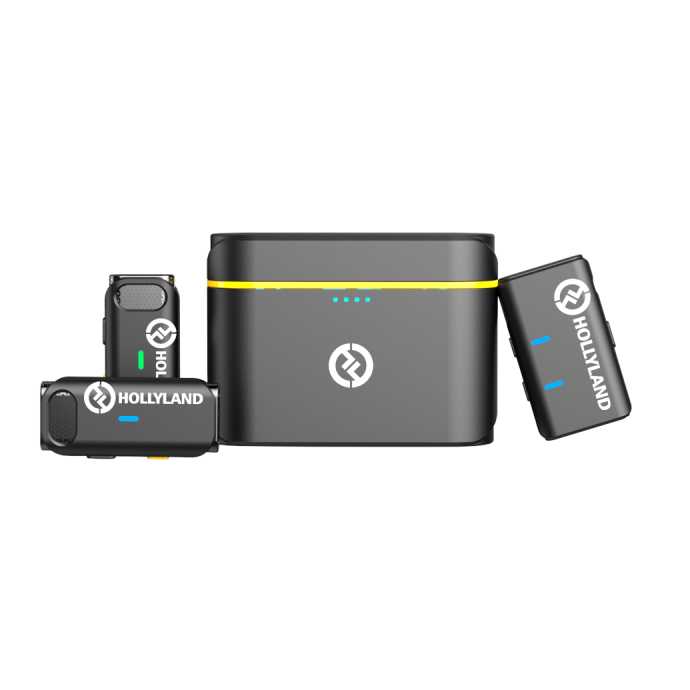 Hollyland Lark M1 Wireless Microphone System Duo - Cool Black