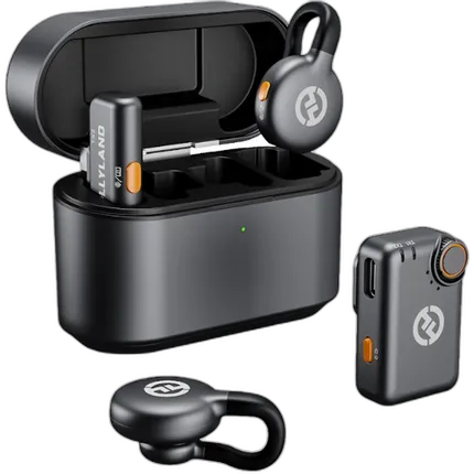 Hollyland LARK M2S Mini Combo Wireless Microphone - Space Gray