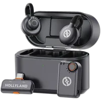Hollyland LARK M2S Duo Wireless Microphone - Space Gray USB-C Receiver 0
