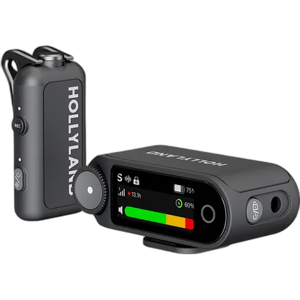 Hollyland LARK MAX 2 Solo Wireless Microphone - Space Gray