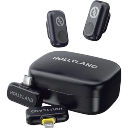 Hollyland LARK A1 Combo Wireless Microphone - Space Gray